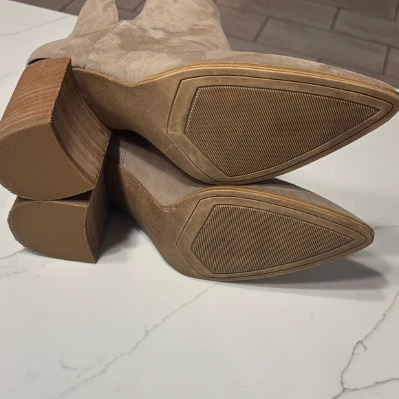 Steve Madden Beige Ankle Booties - Picture 13 of 15